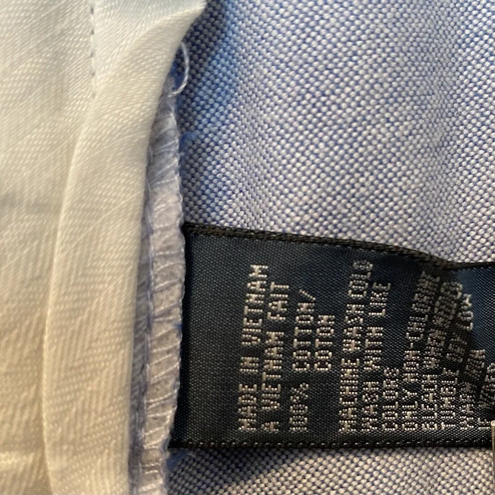 VTG Polo Ralph Lauren Preston Chino Shorts Mens 48B‎ Big Chambray Classic Preppy